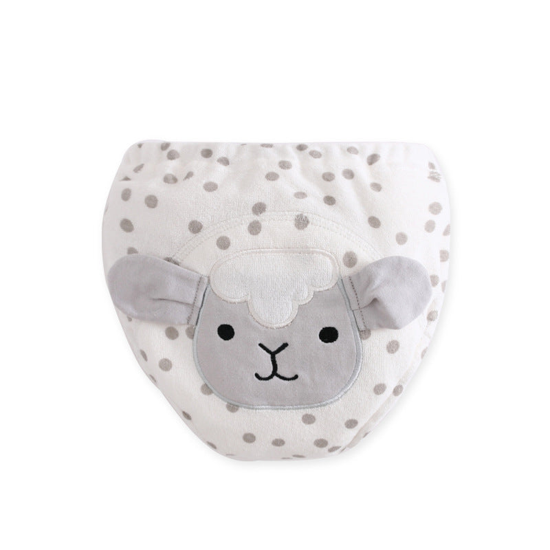 Baby Learning Pants Leak-Proof Diaper Pants Cotton Breathable And Washable 3