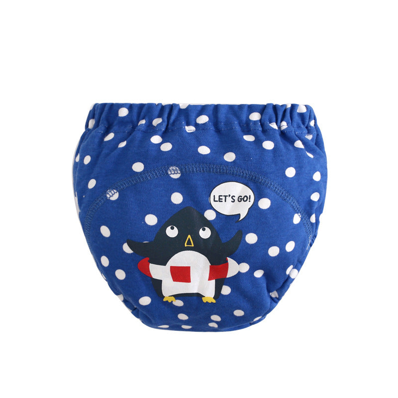 Baby Learning Pants Leak-Proof Diaper Pants Cotton Breathable And Washable 4
