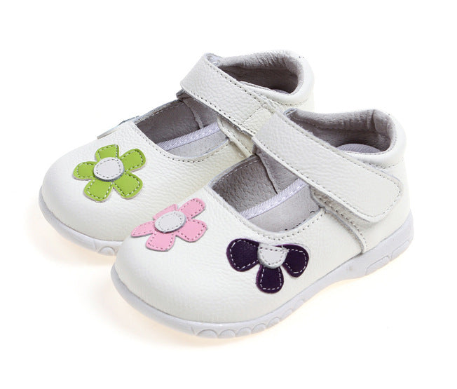 Leather Shoes Korean Princess Shoes Single Shoes Cowhide Children'S Shoes Baby Shoes 2