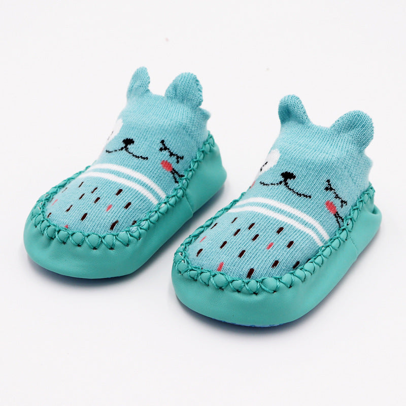 Children's Cartoon Non Slip Combed Cotton Floor Footwear Baby Infant Toddler Shoes 8