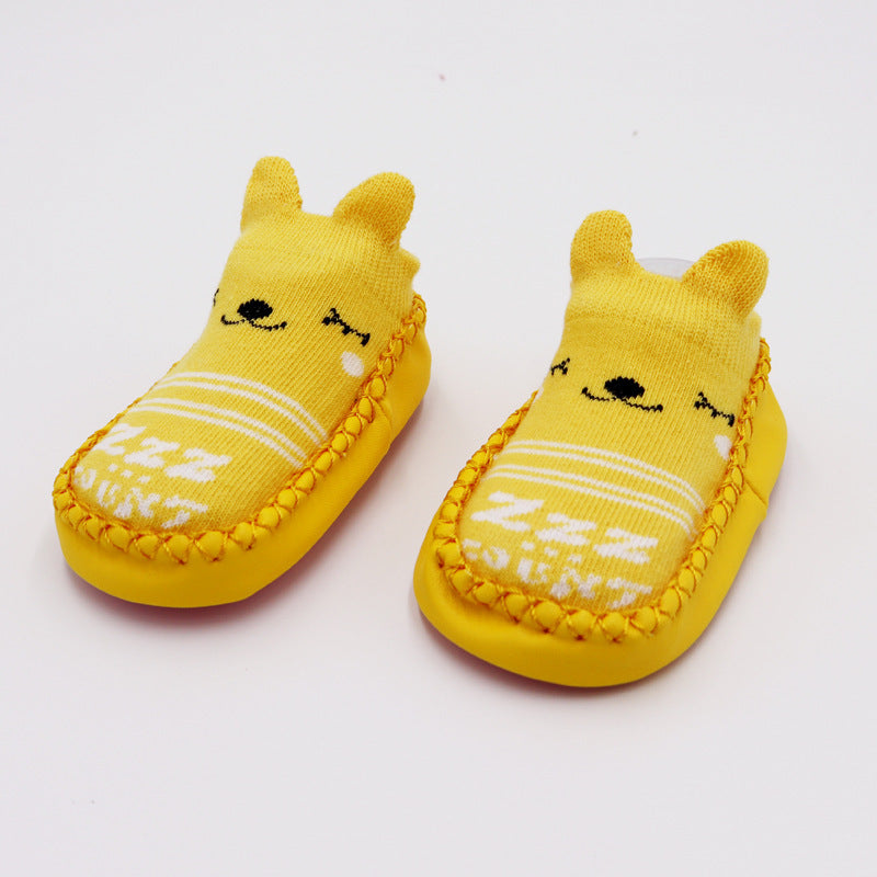 Children's Cartoon Non Slip Combed Cotton Floor Footwear Baby Infant Toddler Shoes 5