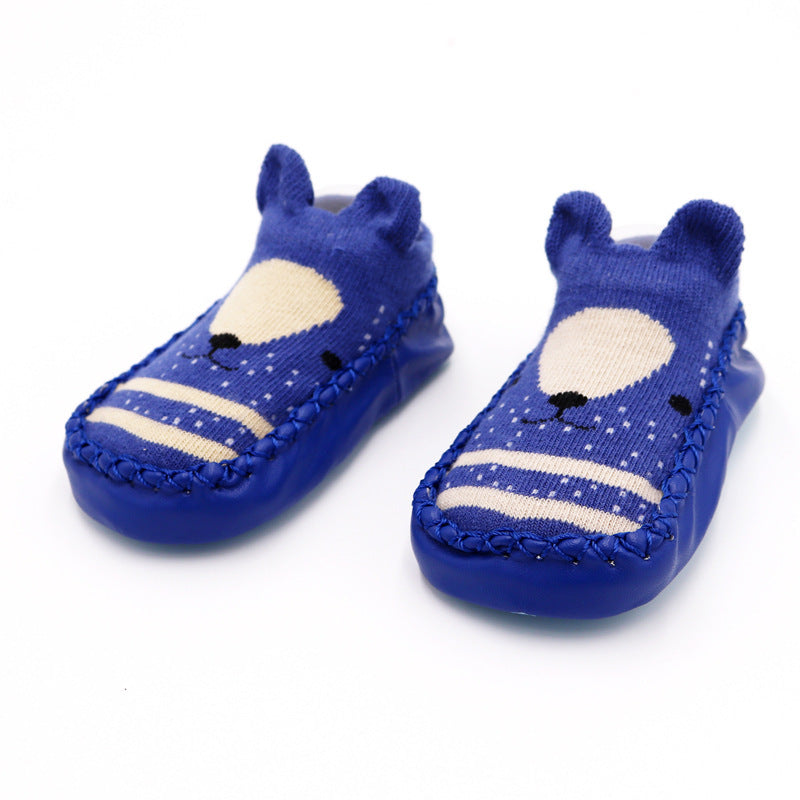 Children's Cartoon Non Slip Combed Cotton Floor Footwear Baby Infant Toddler Shoes 3