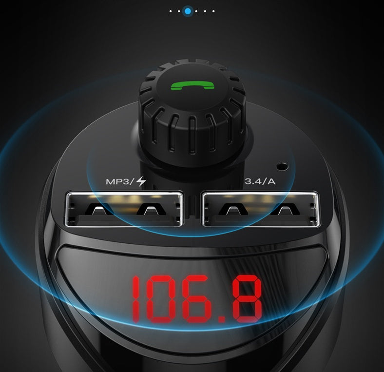 Dual Usb Digital Display Car Charger, Car Cigarette Lighter, Car Charger 3