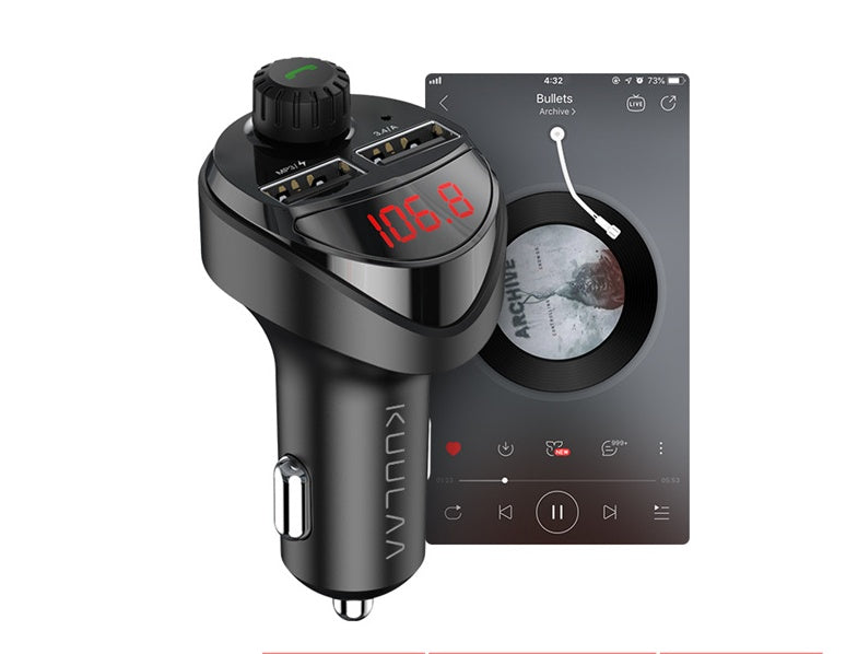 Dual Usb Digital Display Car Charger, Car Cigarette Lighter, Car Charger 2