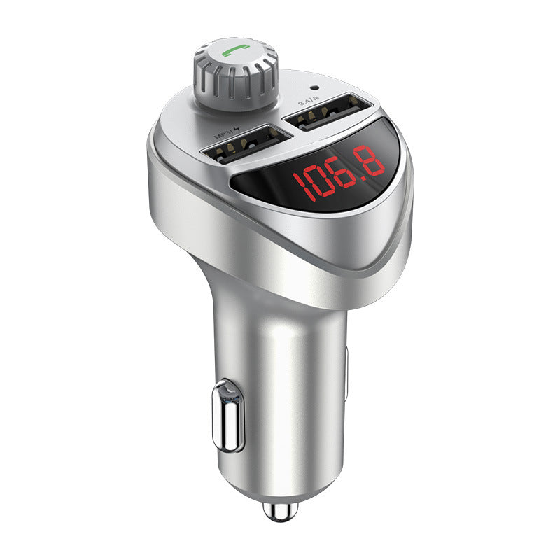 Dual Usb Digital Display Car Charger, Car Cigarette Lighter, Car Charger 7