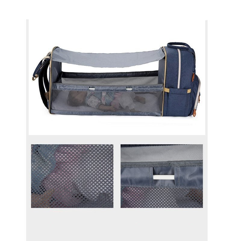 Foldable Sleeping Mommy Shoulder Diaper Bag 6