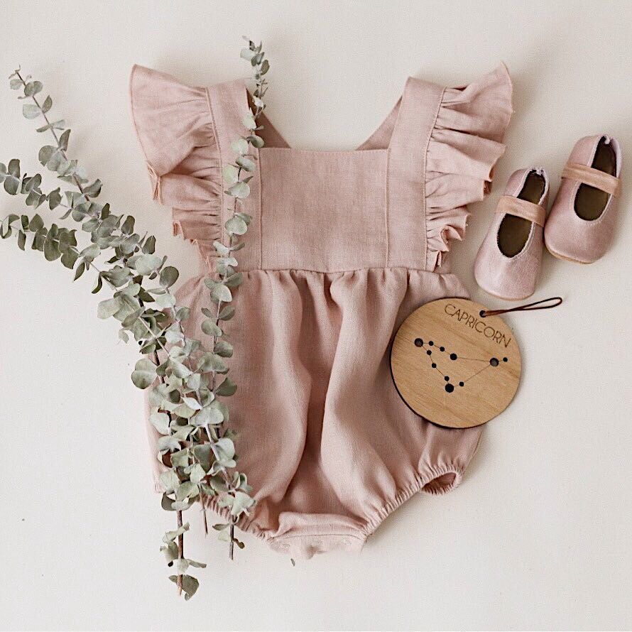 Cotton And Linen Romper Baby Sling Bag Fart Romper 8