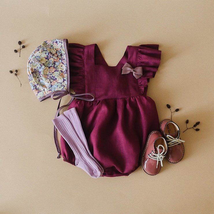 Cotton And Linen Romper Baby Sling Bag Fart Romper 2