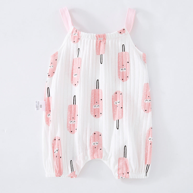 Baby Sling Bag Fart Clothing Baby Sleeveless One-piece 3