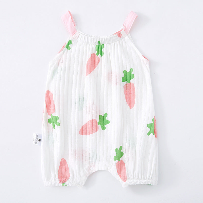 Baby Sling Bag Fart Clothing Baby Sleeveless One-piece 6