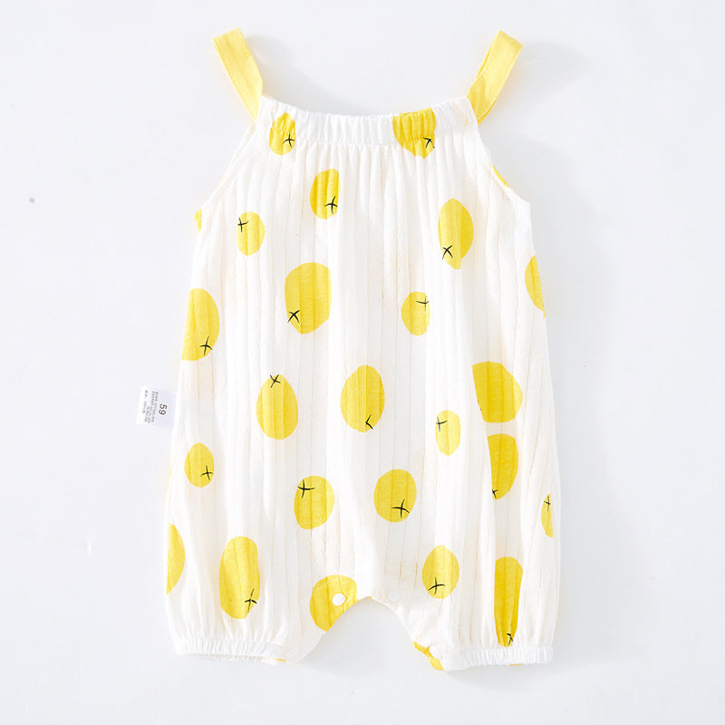 Baby Sling Bag Fart Clothing Baby Sleeveless One-piece 2