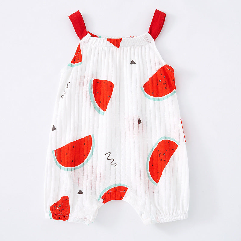 Baby Sling Bag Fart Clothing Baby Sleeveless One-piece 7