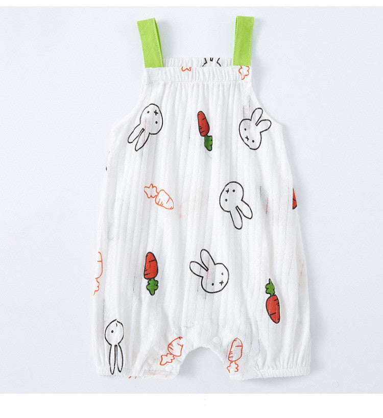 Baby Sling Bag Fart Clothing Baby Sleeveless One-piece 9