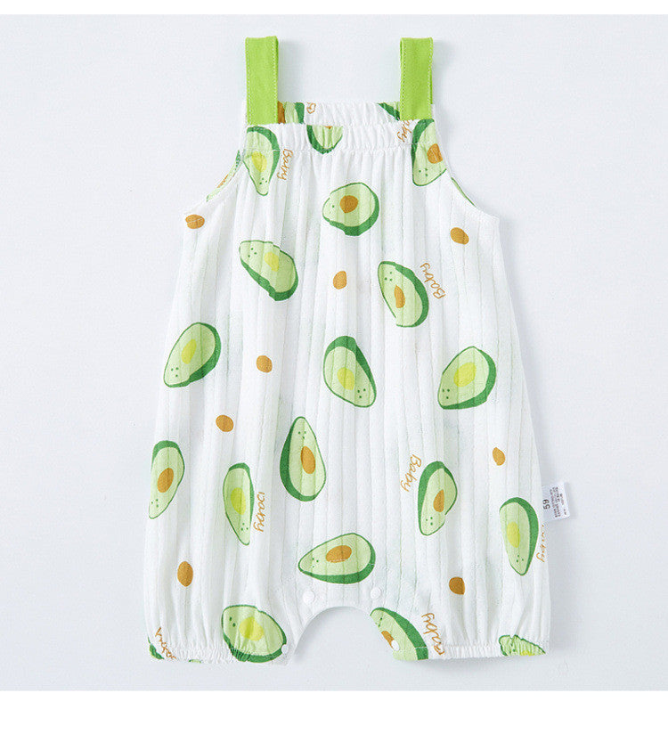 Baby Sling Bag Fart Clothing Baby Sleeveless One-piece 8