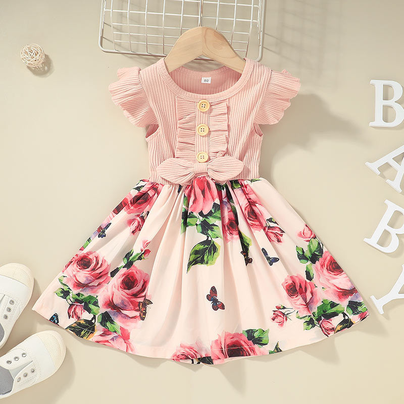 Toddler Kids Baby Girls Clothes Summer Girls Dress 6
