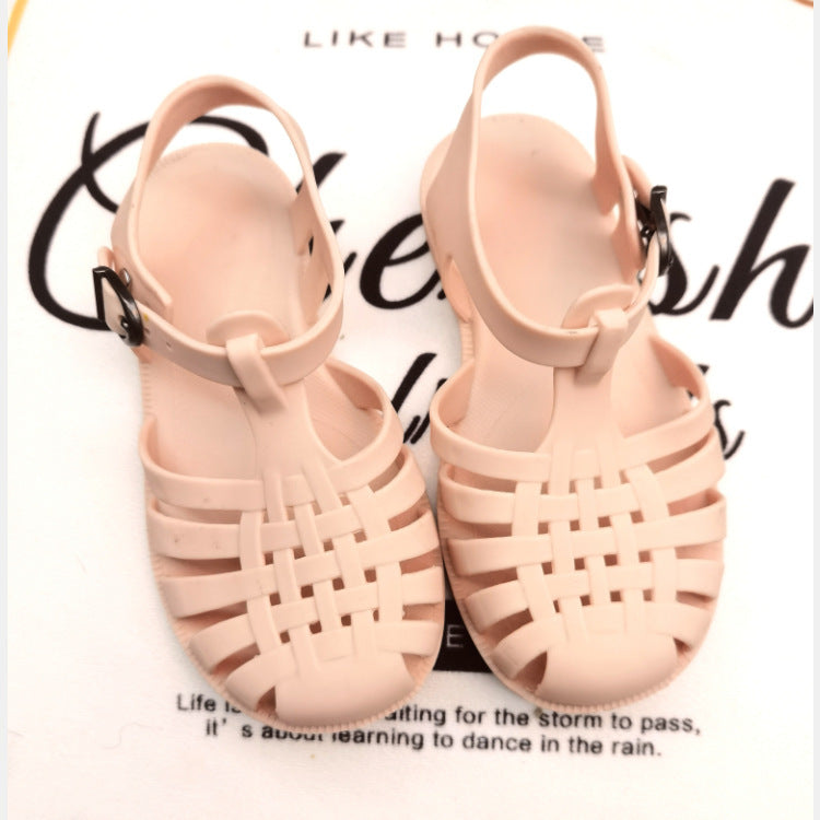 Bathroom Anti-Collision Baotou Parent-Child Sandals 5