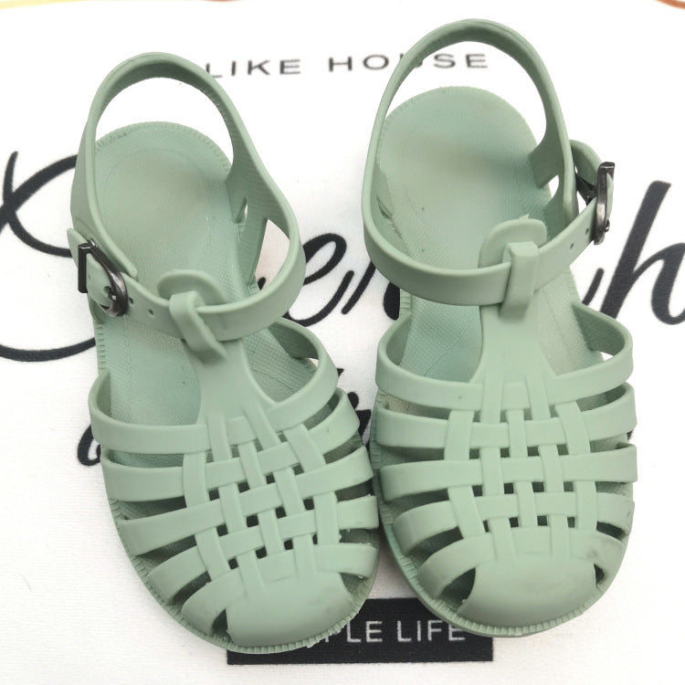 Bathroom Anti-Collision Baotou Parent-Child Sandals 3