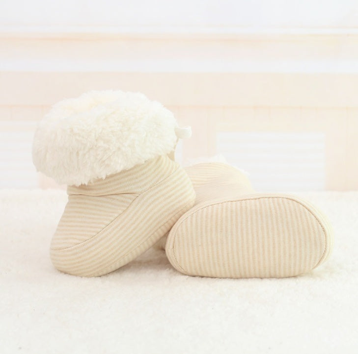 New style Baby Shoes Infant Soft Soled Footwear for Newborns Winter Toddler Keep Warm Print First Walkers Shoes for babies kids 7