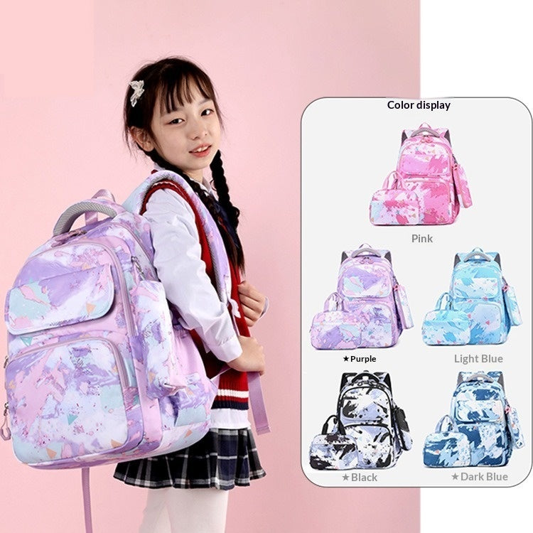 Elementary School Backpack Weight-Reducing Back-Supporting And High-Capacity 2