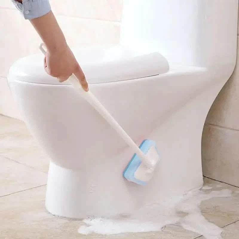 7-Piece Set: Detachable Cleaning Brush with 7 Sponges for Bathtub, Tile, Floor & Window 1