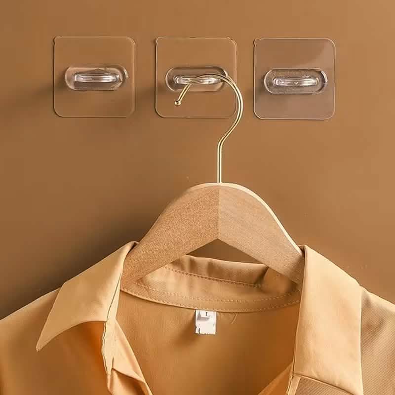 4-Pack Clear Adhesive Utility Hooks 1