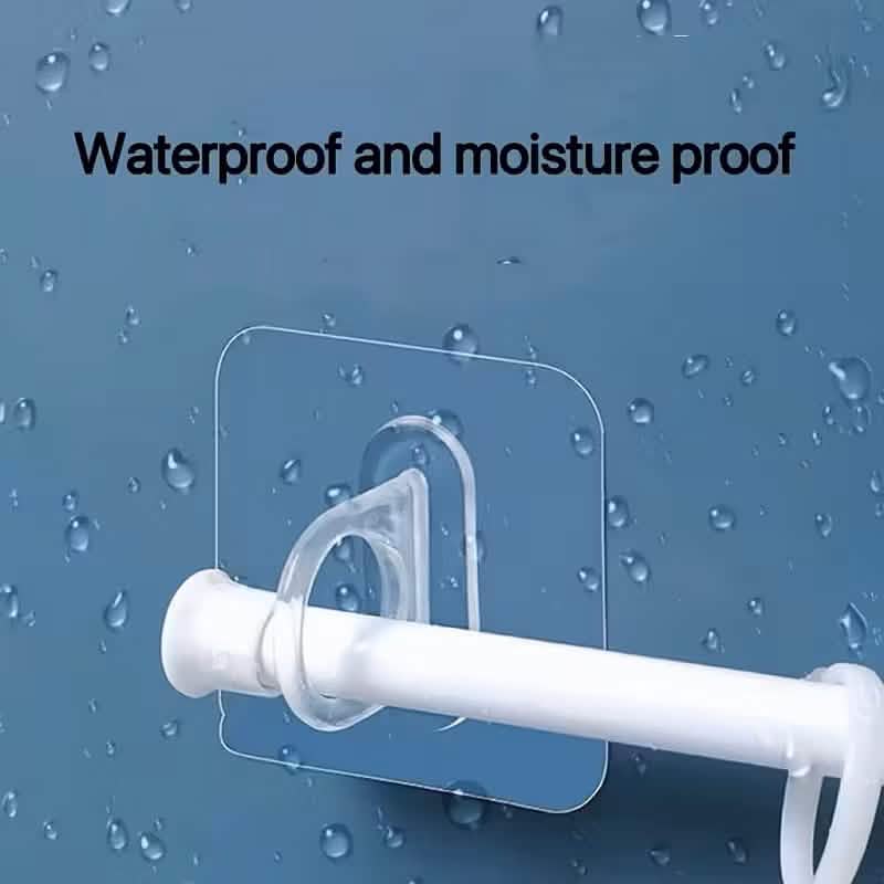 4-Pack Clear Adhesive Utility Hooks 5
