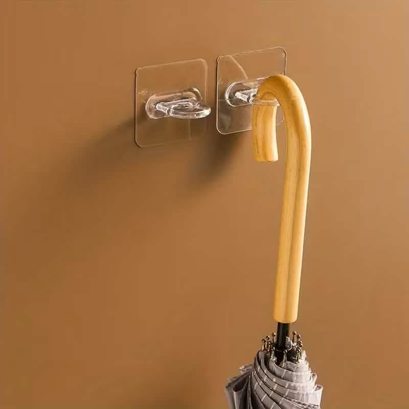 4-Pack Clear Adhesive Utility Hooks 7