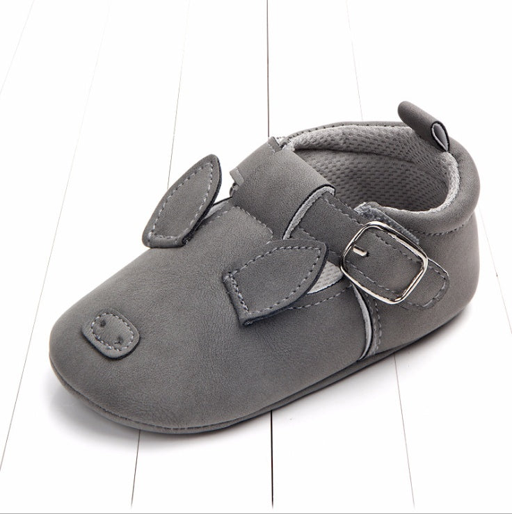 Spring and autumn cartoon animal baby shoes matte leather non-slip soft bottom baby shoes wholesale 0884 10