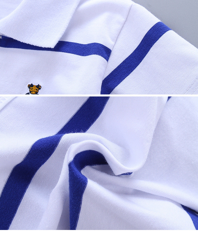 College Style Boys Polo Short Seeve T-shirt 2
