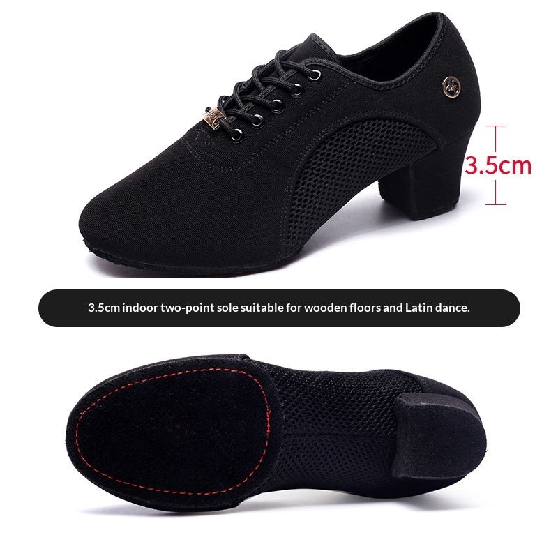 Mesh Oxford Cloth Professional Latin Dance Shoes For Summer 9