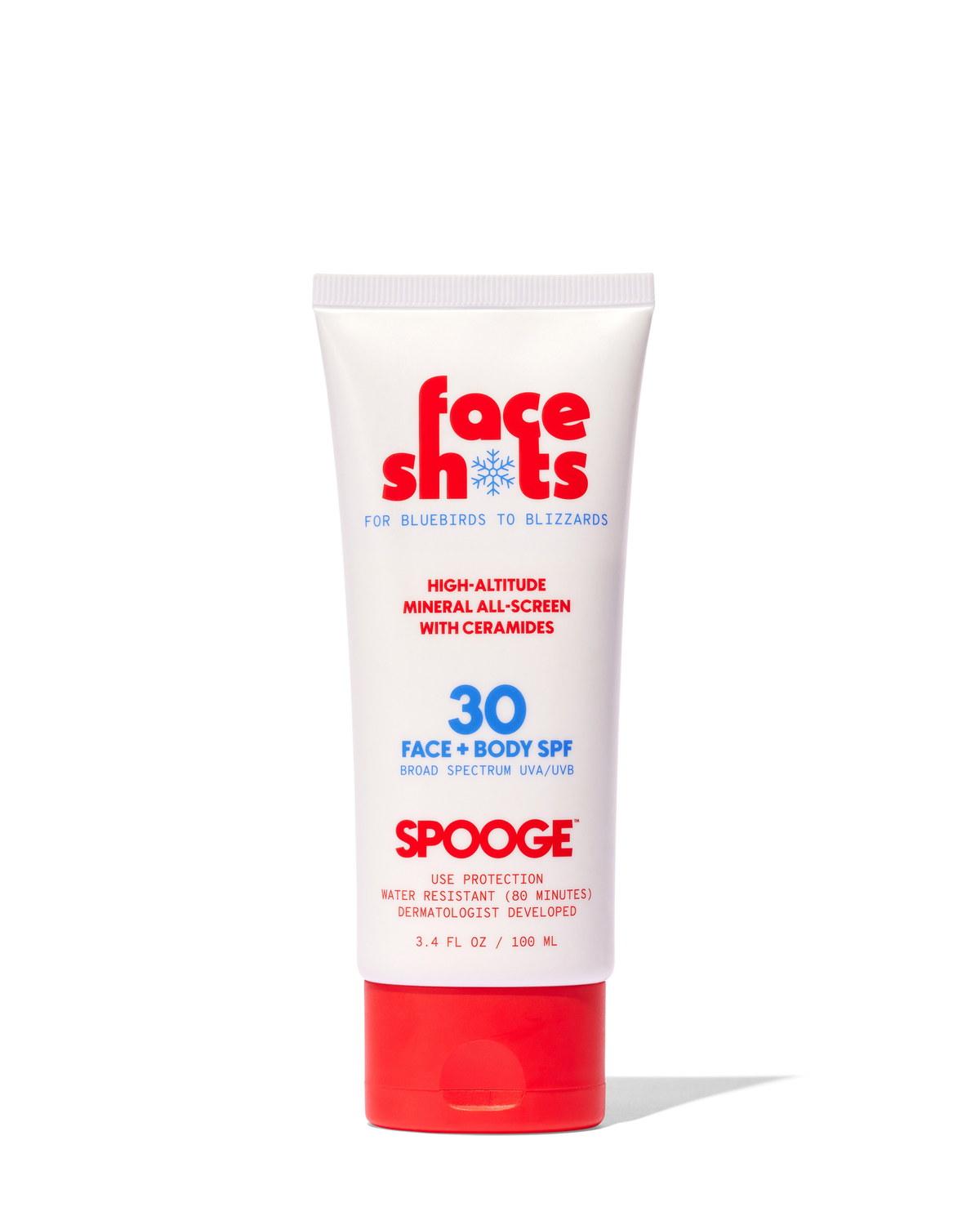 FACE SHOTS HIGH-ALTITUDE SUNSCREEN - FACE & BODY | SPF 30 3.4oz 1
