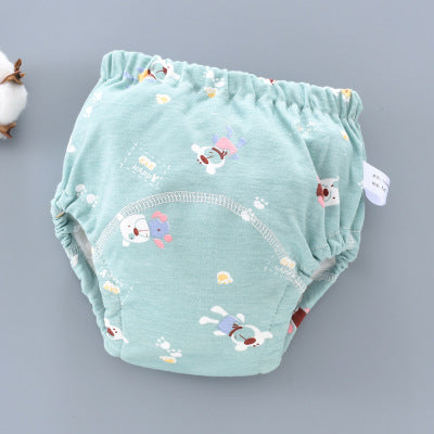 Baby washable 6-layer gauze training pants 6