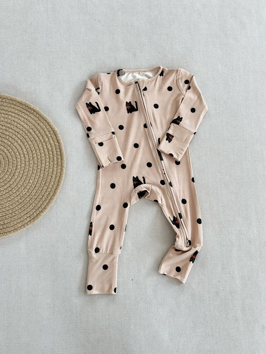 Bamboo Fiber Onesie European And American Style For Infants And Toddlers 7