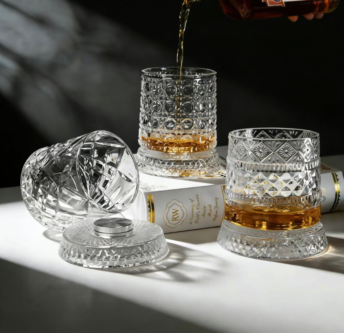 CrystalTwirl Rotating Drink Glass 5