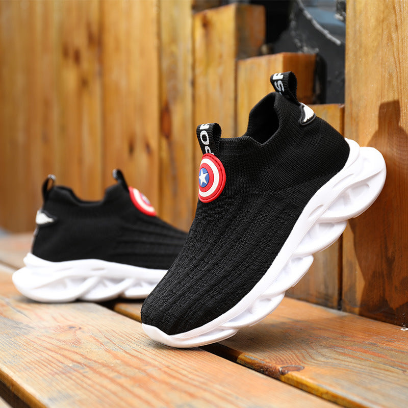 Children's Shoes Men's Knitted Shoes Small White Shoes 1