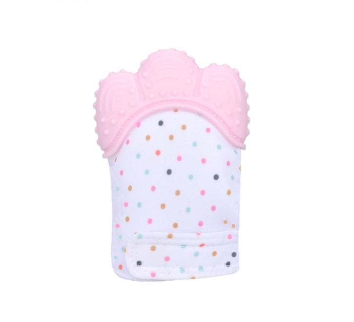 Baby teether baby anti-bite silicone molar gloves children's sound toys 26