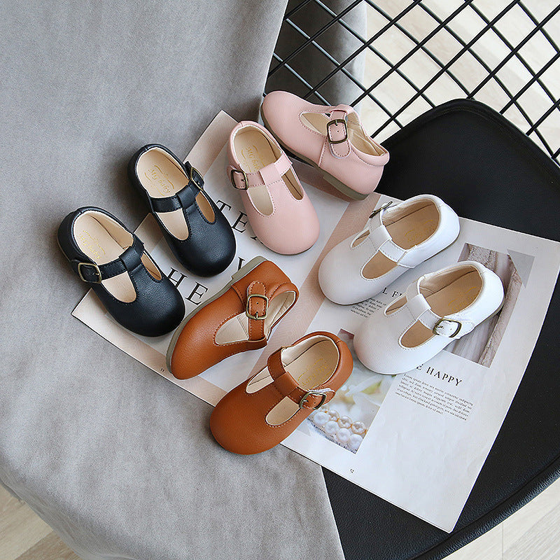 Children's pea shoes versatile single shoes baby shoes 2