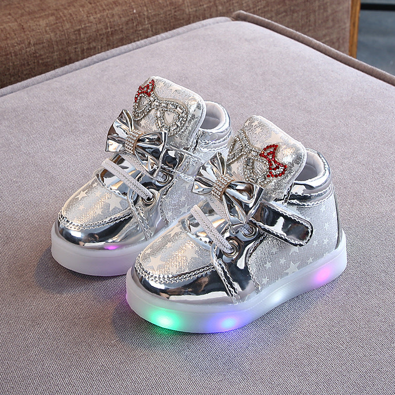 LED shoe magic button 8