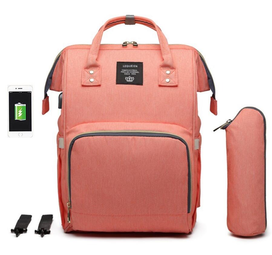 Large Capacity Diaper Bag Mummy Nursing Nappy Backpacks Travel Baby 6