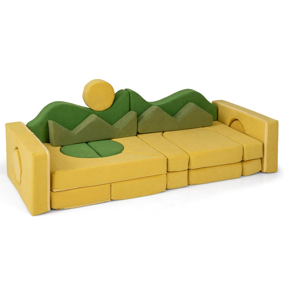 19 Pieces Modular Kids Play Couch for Inspiring Creativity 3