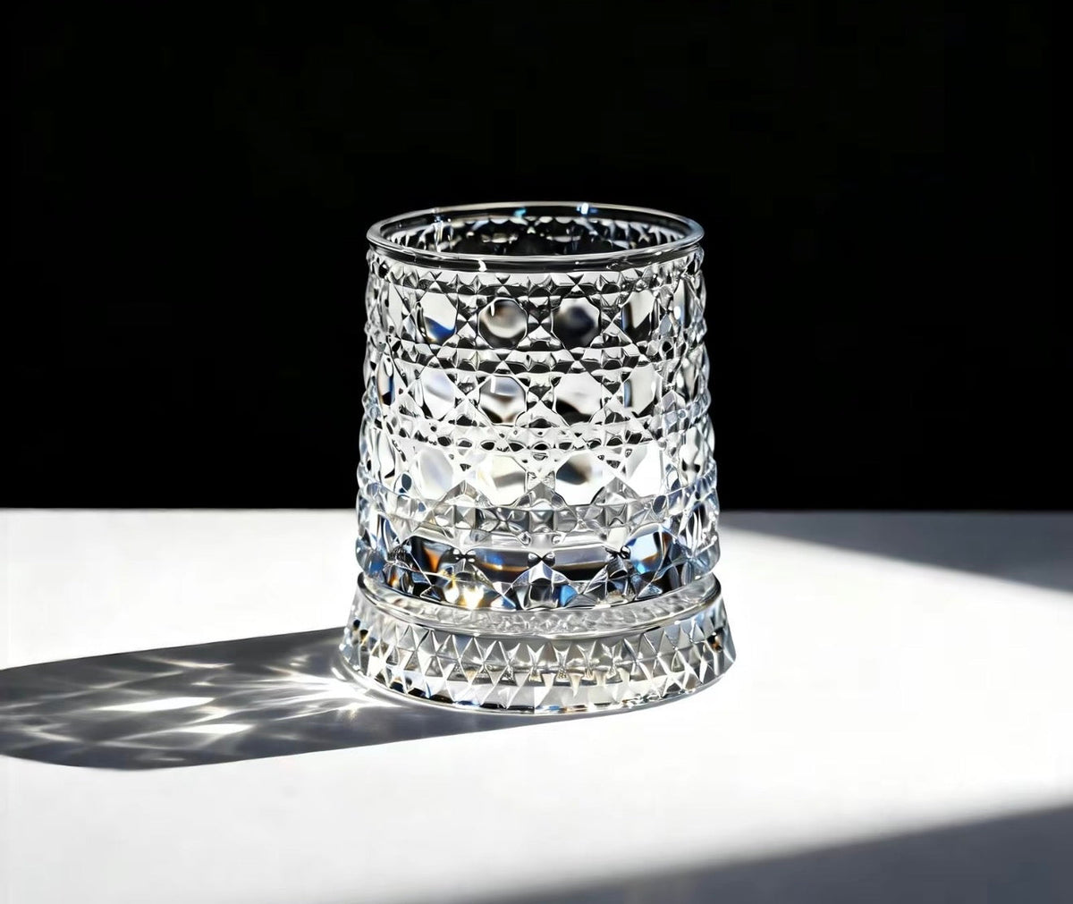 CrystalTwirl Rotating Drink Glass 1