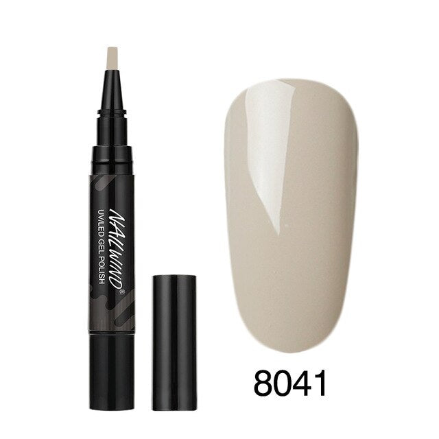 Art Manicure Venalisa 60 Colors Soak Off Enamel Convenience Clean Nail Glue Pen 17