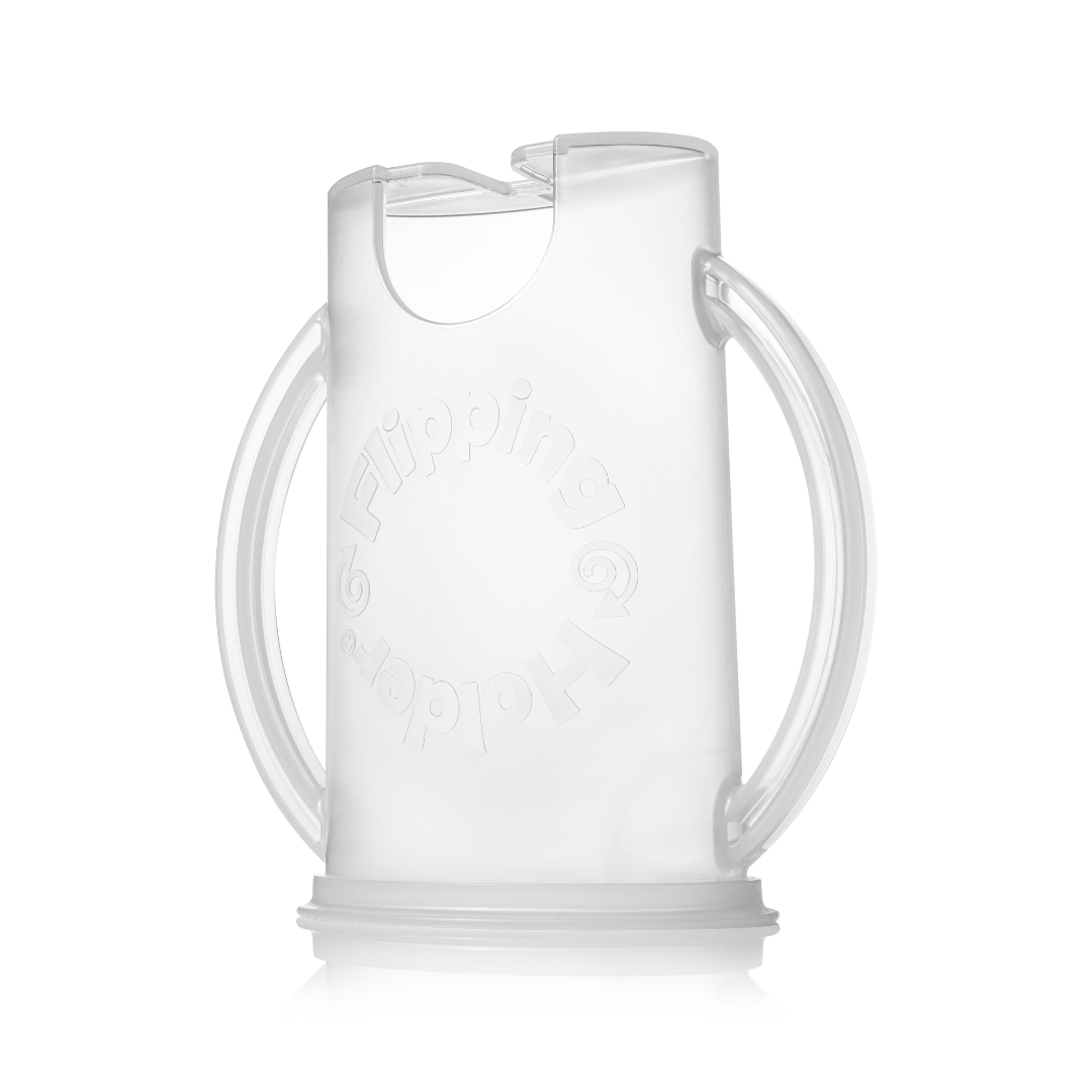 Flipping Holder DELUXE w/ LID (White) 2