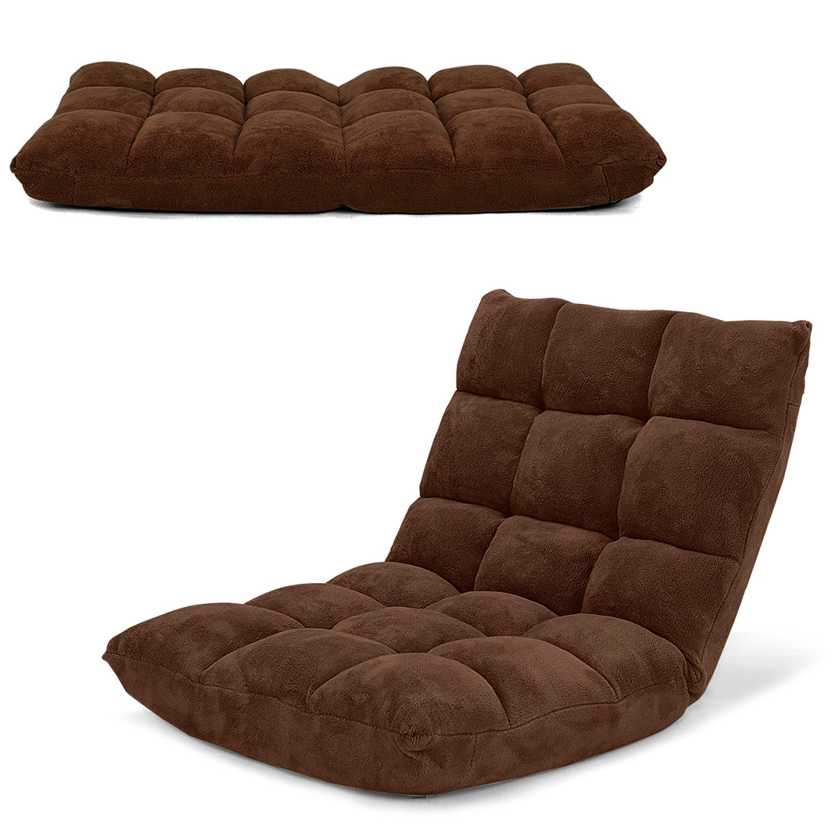 Adjustable 14-position Cushioned Floor Chair 6