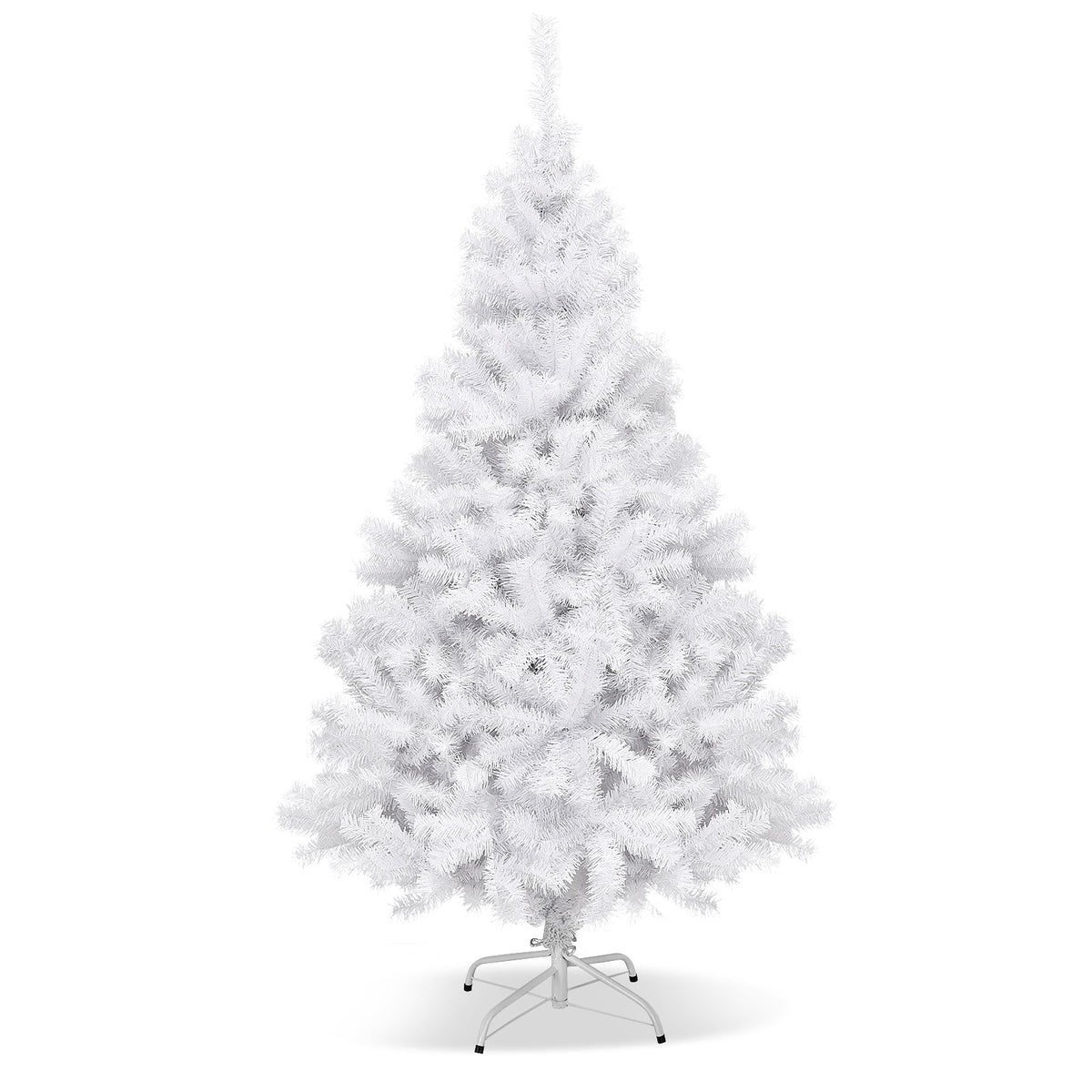 6' / 7.5' / 9' Hinged Artificial Christmas Tree with Metal Stand 3