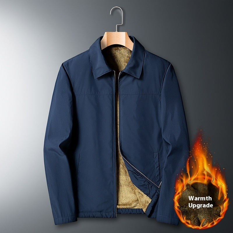Lapel Jacket Fall Winter Coat Men's Clothing 6