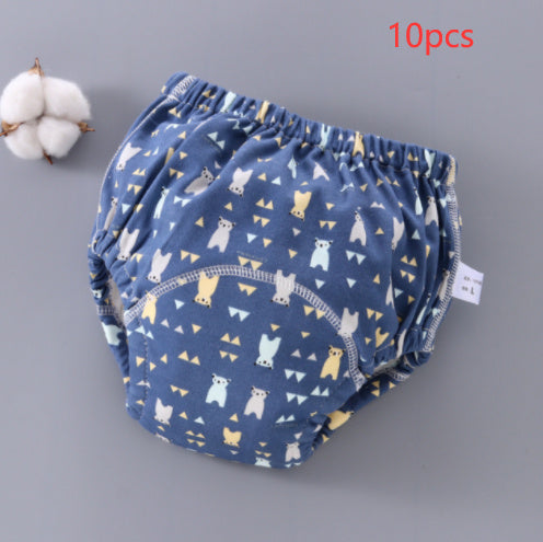 Baby Training Pants Washable 6-layer Gauze Diaper Cover 15