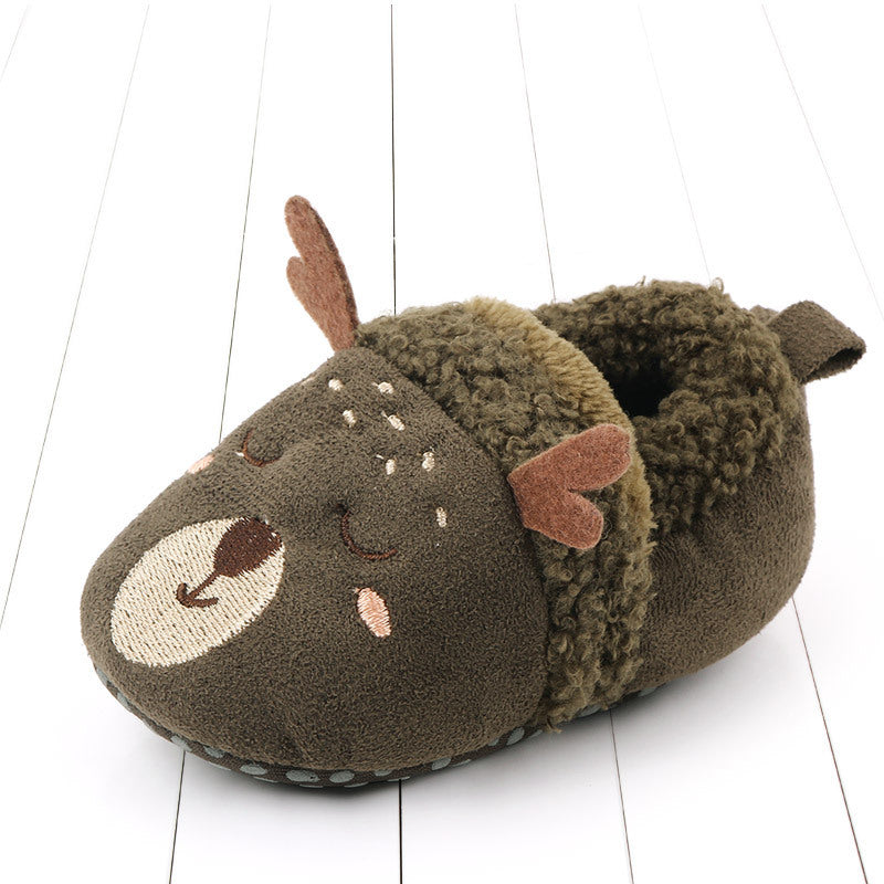 Baby Shoes Adorable Infant Slippers Toddler Baby Boy Girl Knit Crib Shoes 8