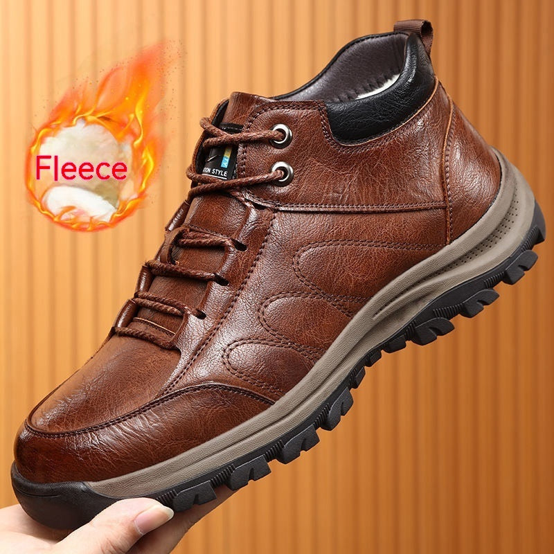 Casual Leather Shoes Simple Travel Outdoor Men's Shoes 5