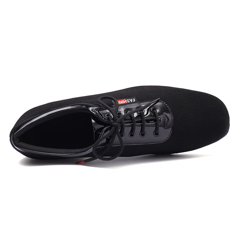 Wupamo Mens Modern Dance Shoes For Waltz, Tango, And Ballroom Dancing Indoor Soft-soled Shoes In Larger Sizes 2